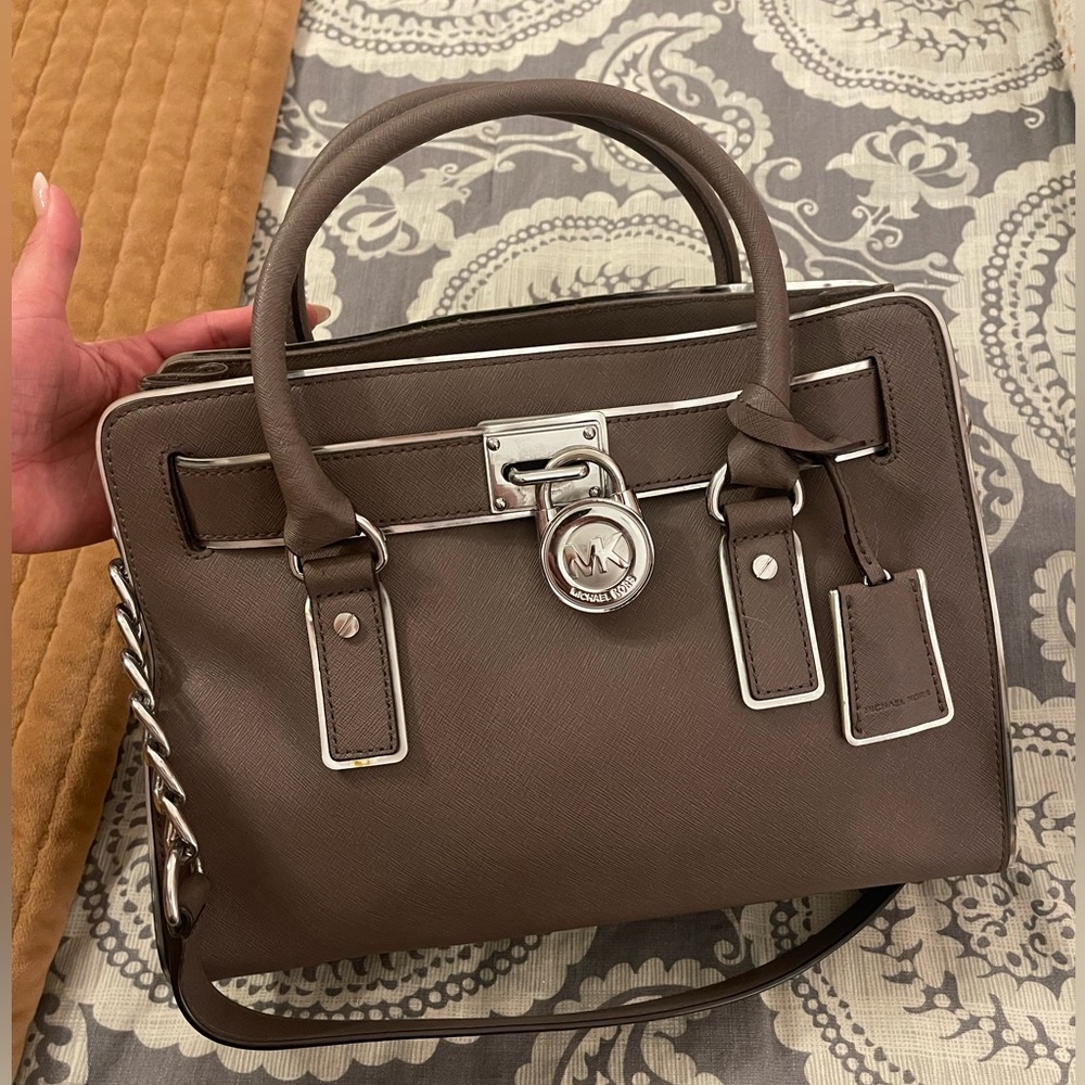 Michael Kors Grey Hamilton Bag